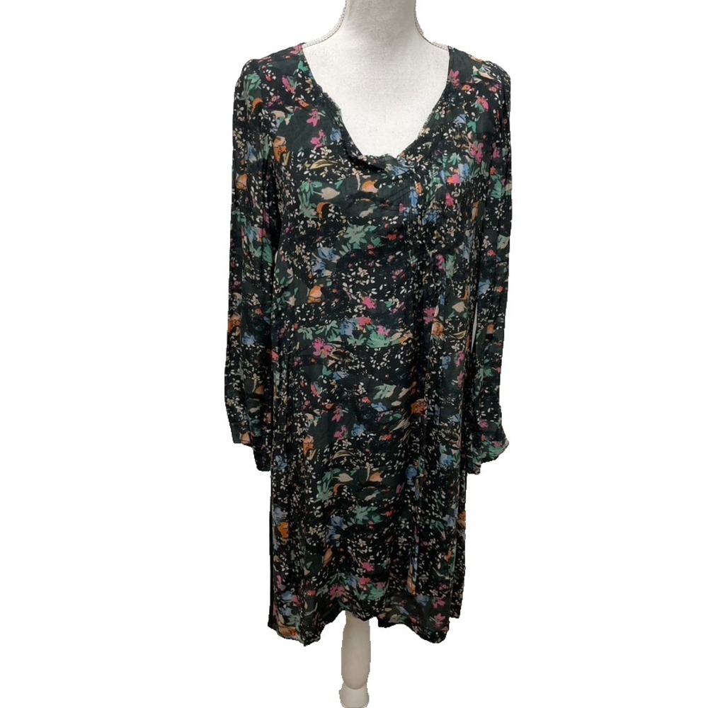 Zadig & Voltaire Rossignol Print Wrap Dress Womens XS‎ Floral Career Teacher